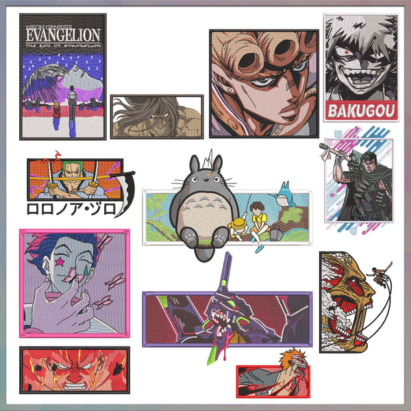 Anime embroidery bundle part 14