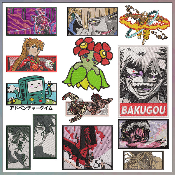 Anime embroidery bundle part 15