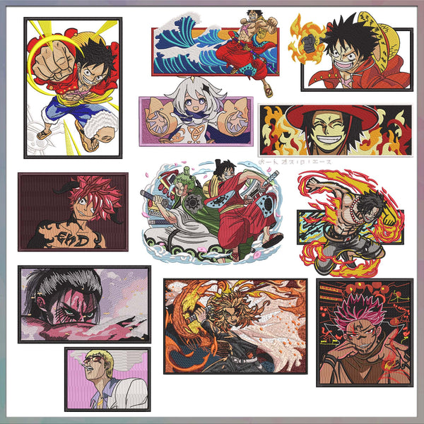 Anime embroidery bundle part 19