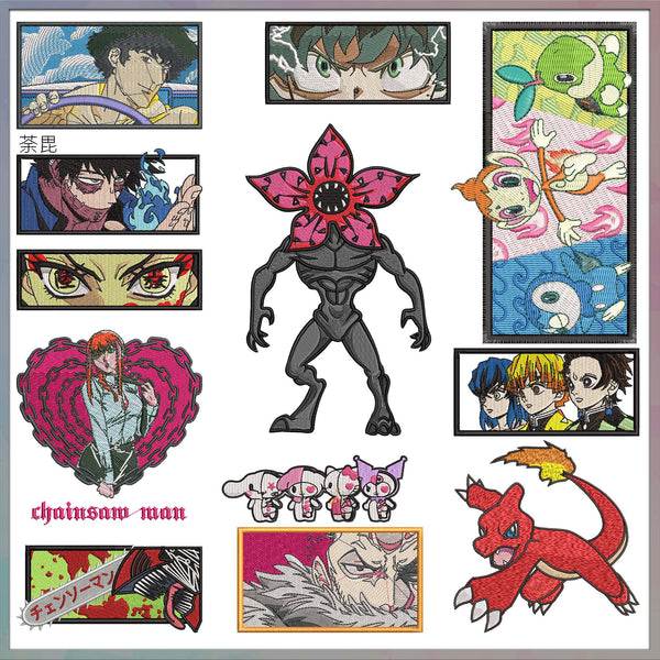 Anime embroidery bundle part 20