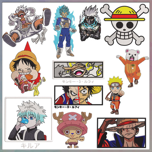 Anime embroidery bundle part 27