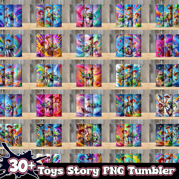 30+ Toys Story PNG Tumbler Bundle