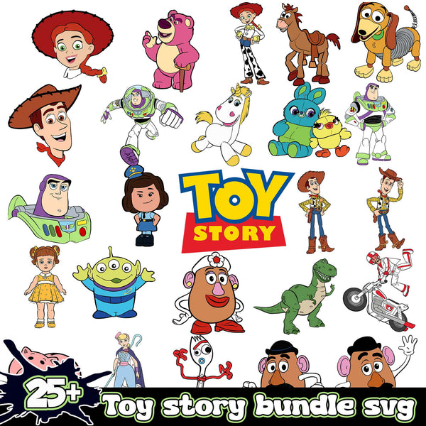 25+ Toy story Bundle SVG