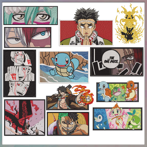 Anime embroidery bundle part 45