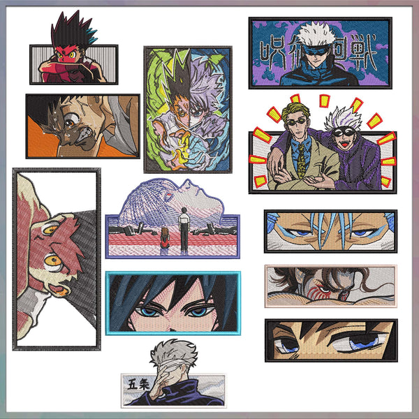 Anime embroidery bundle part 53