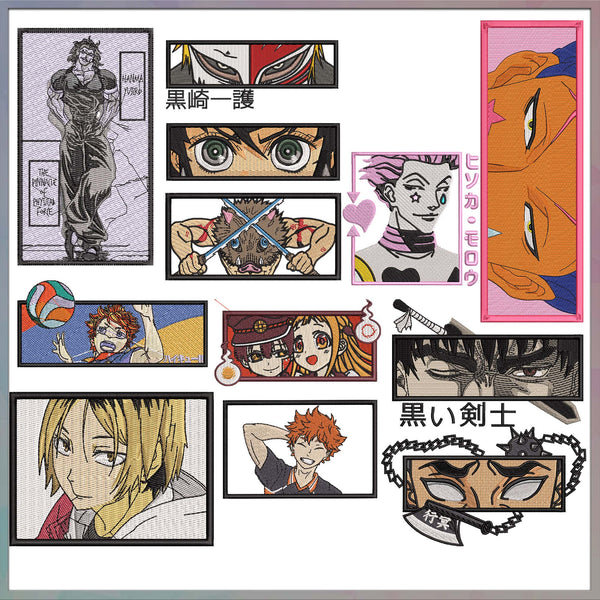 Anime embroidery bundle part 55