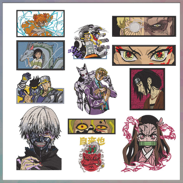 Anime embroidery bundle part 58