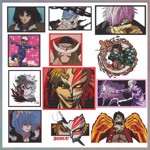 Anime embroidery bundle part 39