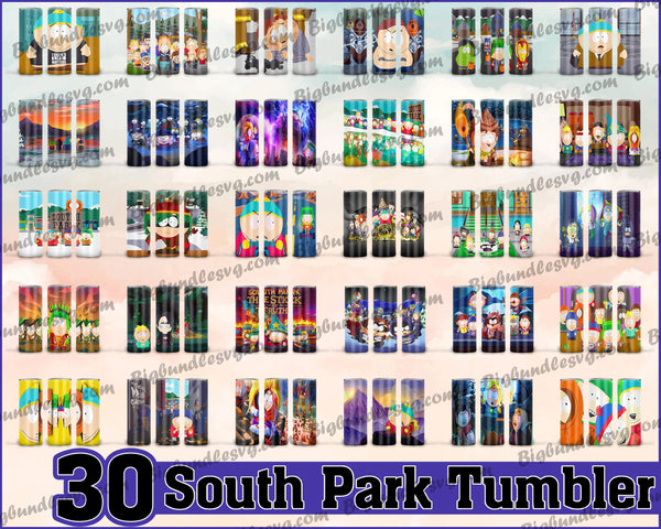 South Park Tumbler - South Park PNG - Tumbler design - Digital download