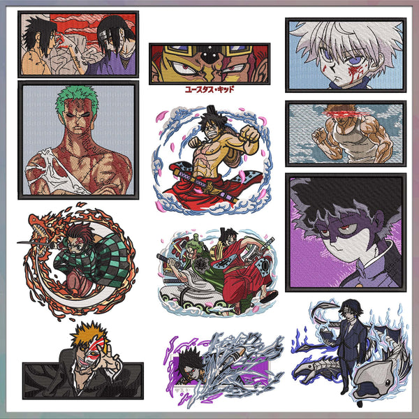 Anime embroidery bundle part 11