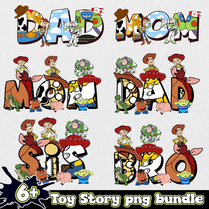Toy Story Family Bundle 6+ SVG