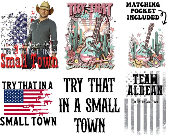 Bundle 6+ Try That In A Small Town bundle png, Instant Download