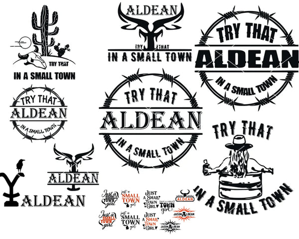 Try That In A Small Town bundle svg, png, Digital Download