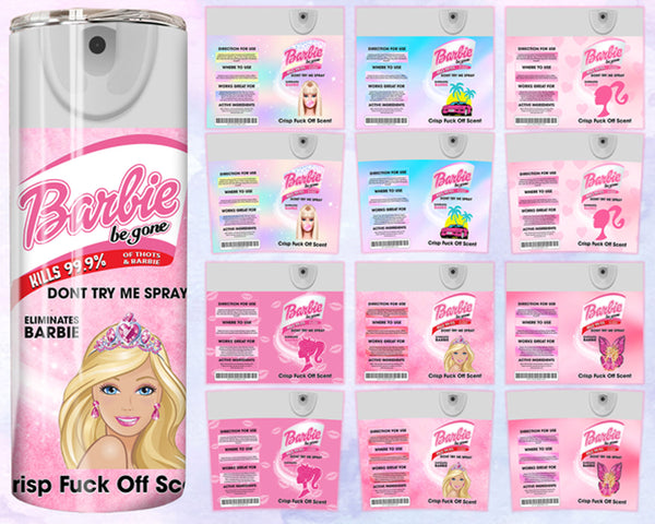 Barbie Be Gone Tumbler Bundle - Instant download