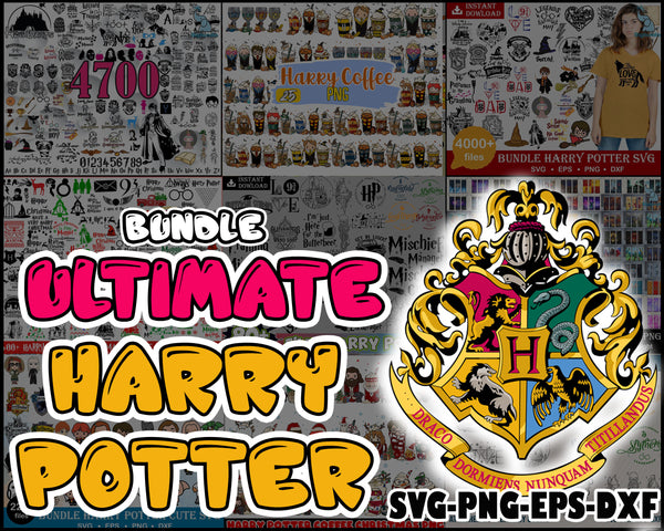 The Ultimate Harry Potter Bundle svg, Instant Download