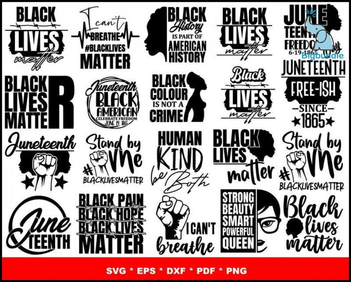 1000+ Black Lives Matter Svg Mega Bundle 1.0 Svg