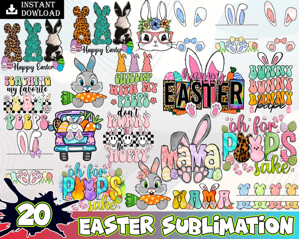 20+ Easter Png bundle, Png Bundle, Smiley Png, Easter cut files, Bunny Png , Easter png, Easter Png , Easter Sublimation Design Download