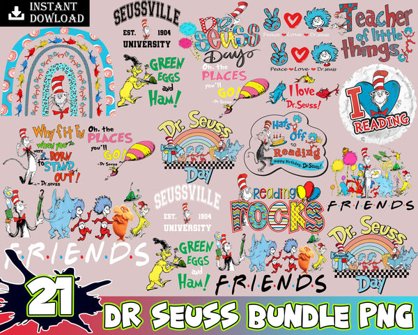 Dr. Seuss Png, Dr. Seuss Day, Sublimation Print, Teacher life png, Read across America