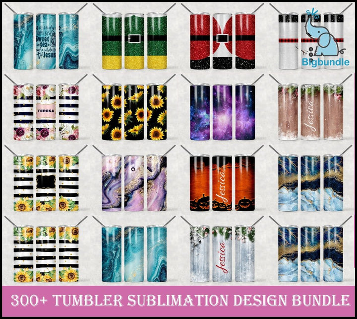 6000+ Huge Tumbler Bundle Sublimation Bundle 20Oz Skinny Svg