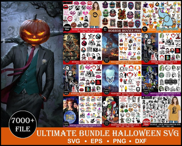 7000+ Ultimate Halloween bundle svg, Halloween svg, Digital file