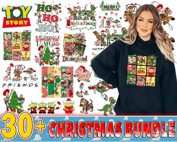Christmas Cartoon Png Bundle, Funny Christmas Png, Merry Png, Winter Png Bundle - CRM05112203