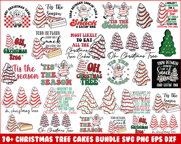 Christmas Tree Cake SVG, Cake Christmas Tree SVG, Tis The Season svg - crm16112204