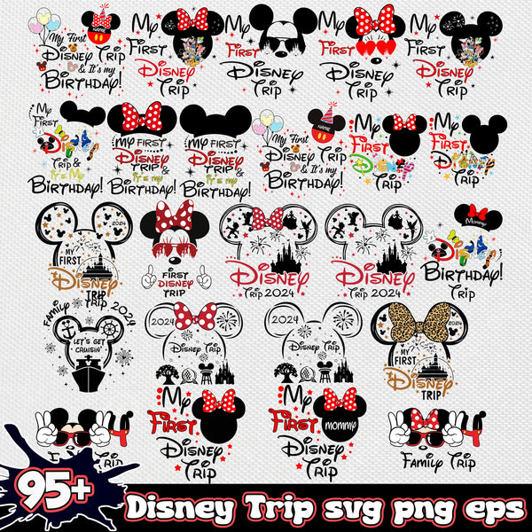 Disney trip birthday 2024 bundle svg