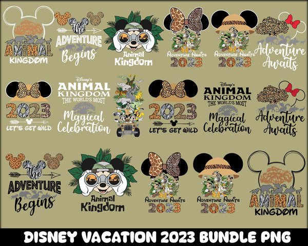 Bundle Disney Vacation 2023 Png, Family Trip Png, Family Vacation 2023 Png, Magical Kingdom Png, Sublimation