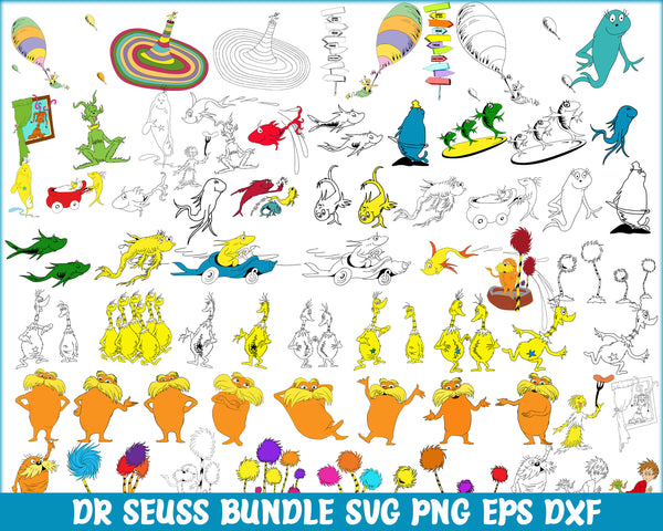 Dr Seuss svg bundle, cat In the Hat svg, Dr Seuss Hat svg ,Green Eggs And Ham Svg, Dr Seuss for Teachers Svg (10)