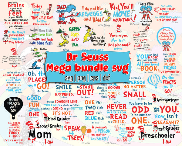 Dr Seuss svg bundle, cat In the Hat svg, Dr Seuss Hat svg ,Green Eggs And Ham Svg, Dr Seuss for Teachers Svg (16)