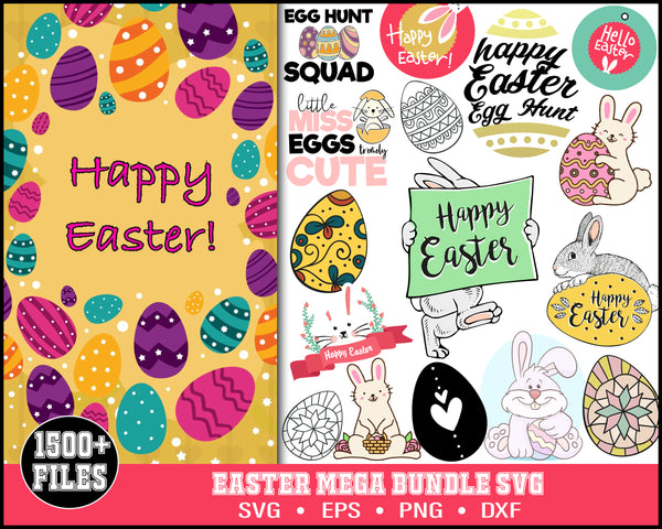 Easter Holiday Svg, Easter Bundle Svg, Holiday Svg, Digital print
