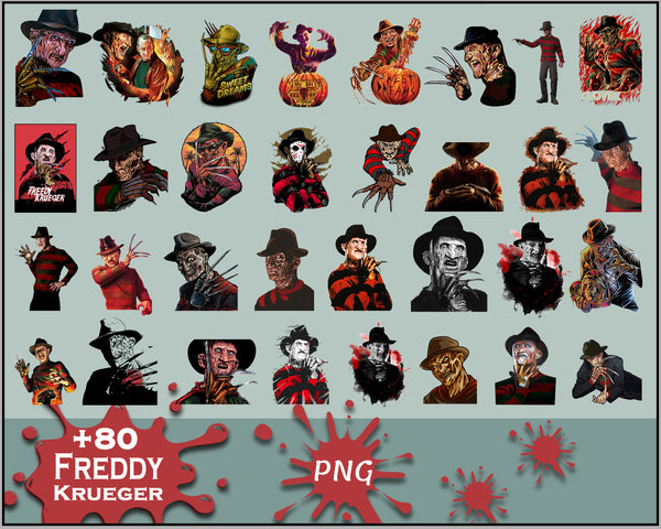 80+ Freddy Krueger Bundle, Nightmare on Elm Street PNG