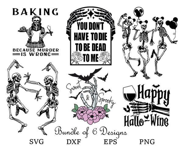 Halloween Funny Skeleton SVG