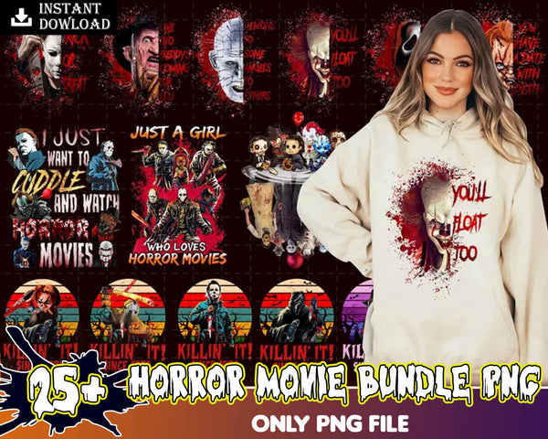 25+ Horror Movie Characters Png Bundle, Freddy Png, Scream Png, Pennywise Png, Michael Myers Png, Chucky Png, Beetle Juice Png