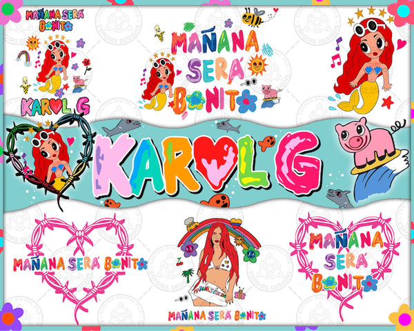 5+ Karol G PNG Bundle, Karol G New Album Png, Mañana Será Bonito, Karol G Clipart, Bichota Png, Instant Download