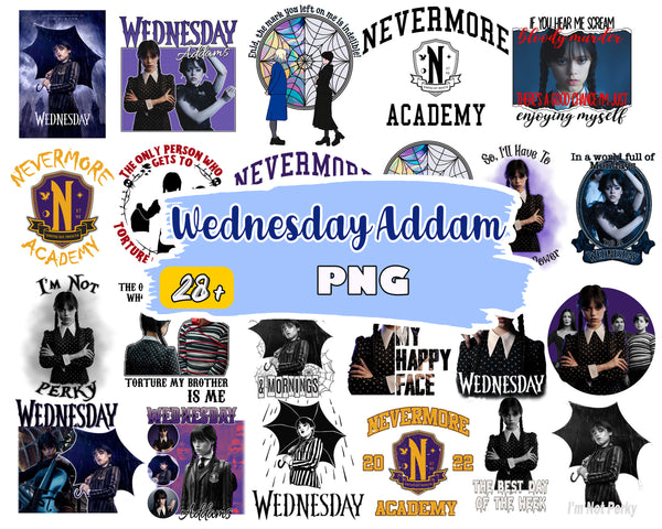 Wednesday Addams png, Jenna Ortega, Addams Family png digital download (7)