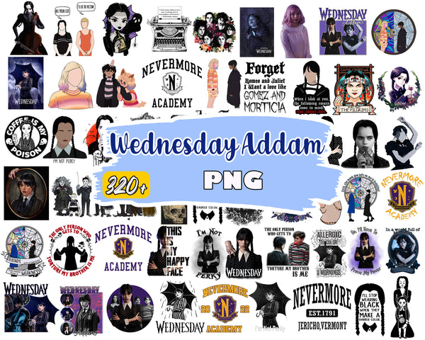 320+ Wednesday Png Bundle, Wednesday Png , Wednesday addams, The addams family,Sublimation png