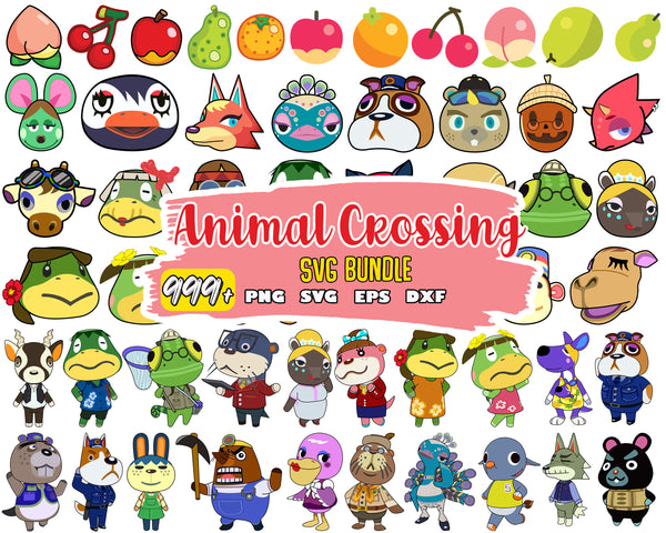 999+ Animal crossing SVG vectors, Bundle animal crossing svg