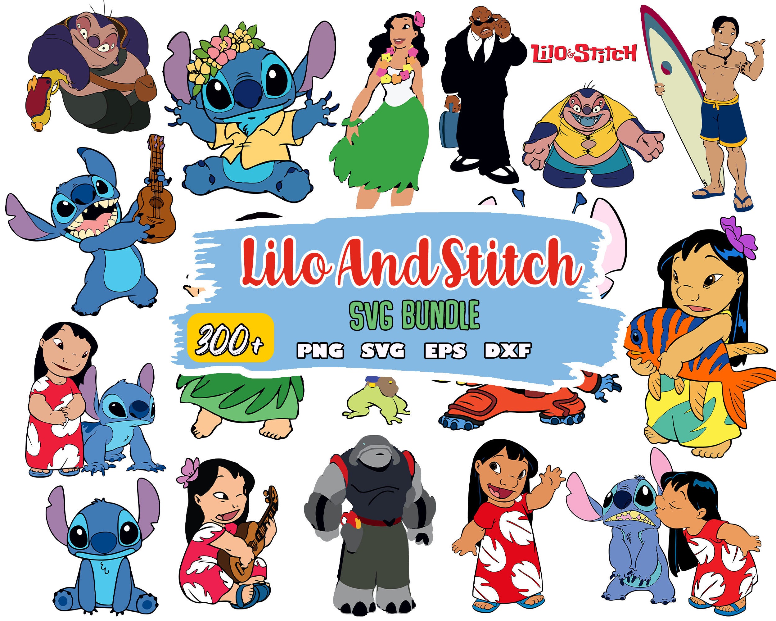 Lilo And Stitch Bundles Svg, Disney Svg, Lilo And Stitch, Lilo Svg, St ...