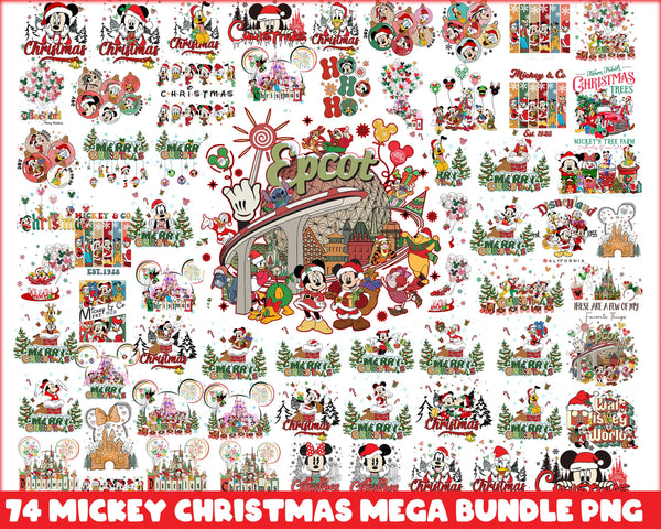 Mickey Santa Svg Bundle | Christmas Png | Bundles for Cricut | CRM25112201 | File for Cricut | High Quality