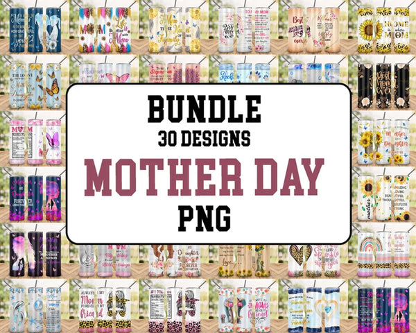 20oz Mother's Day Tumbler png Skinny Tumbler Straight sublimation wrap PNG Digital Download
