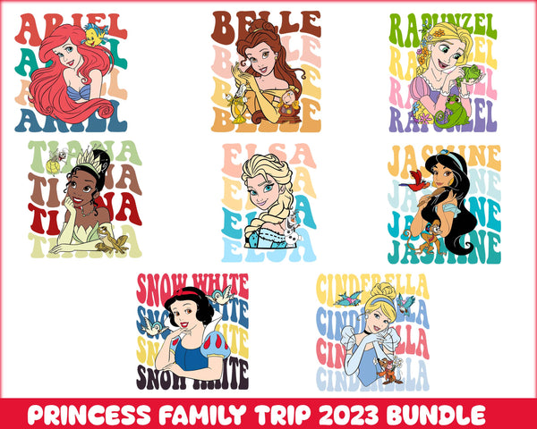 Princess Family Trip 2023, Family Vacation Png, Girl Trip Png, Vacay Mode Png, Best Day Ever Png, Magical Kingdom, Files For Sublimation