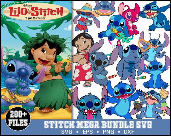 280+Lilo And Stitch Bundles Svg, Disney Svg, Lilo And Stitch, Lilo Svg, Stitch Svg, Monster Svg, Little Girl Svg, Friendship Svg, Cartoon Svg