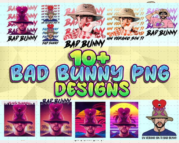 Bad Bunny Bundle PNG , Bundle bad bunny - Digital download
