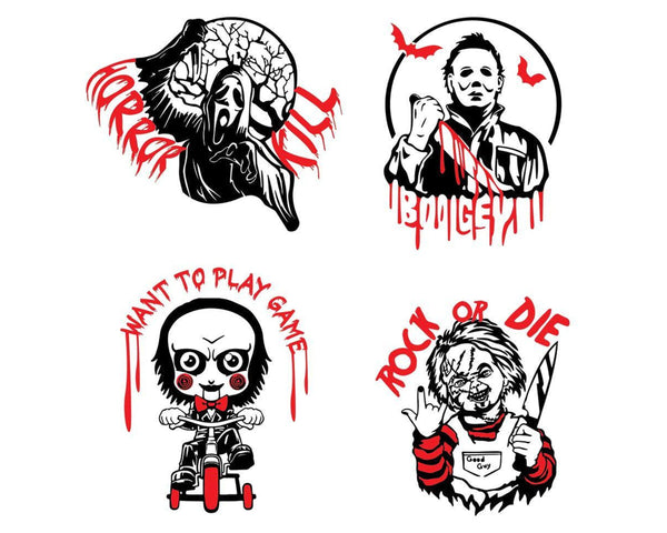 Horror Movie Characters Bundle SVG