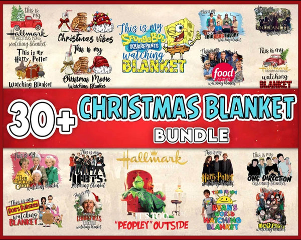 30+ Christmas Blanket, Socks, Cup, Mug, Hat, Shirt Hallmark Blanket, Christmas, Movie Blanket Digital Design Sublimation PNG File