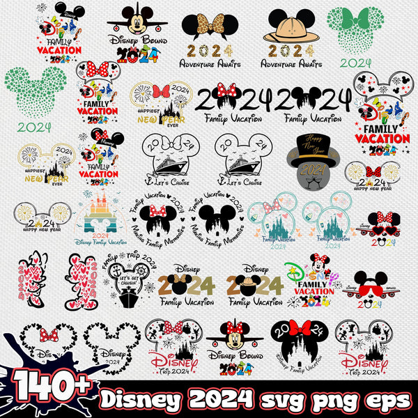 Disney family vacation 2024 bundle svg