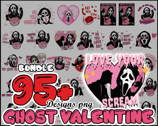95+ Valentine Ghostface SVG PNG Bundle, Ghostface Calling, No You Hang Up, Horror Valentine Png, Funny Valentine Movie Png
