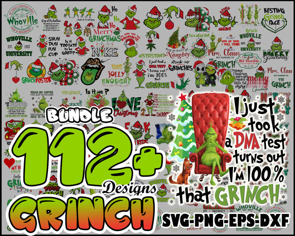 Grinch Bundle PNG, Christmas SVG, Grinch Svg, Xmas Svg - CRM24112202