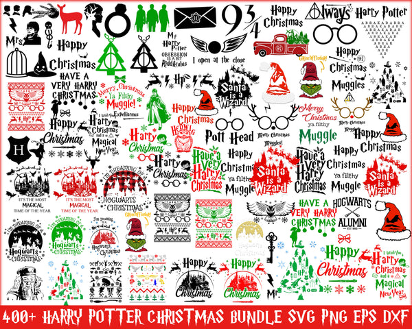 New Harry Potter Christmas Svg, Christmas Bundle Svg, Harry Potter Svg, Bundle Svg - CRM05112205